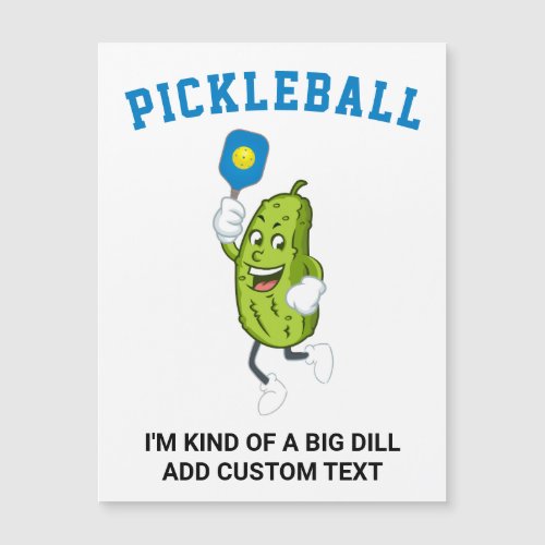 Funny Pickle Playing Pickleball Add Custom Text