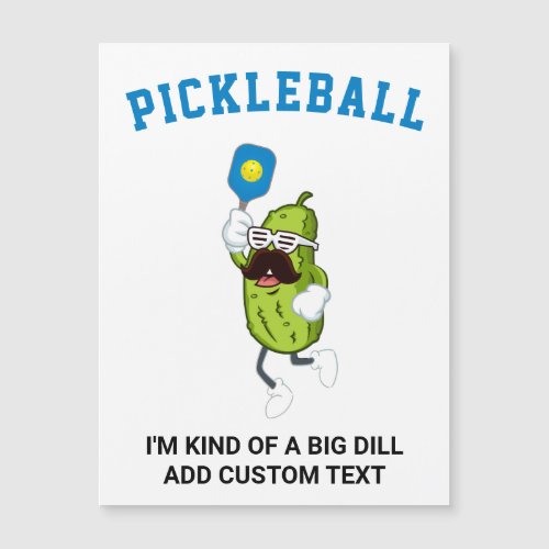 Funny Pickle Playing Pickleball Add Custom Text