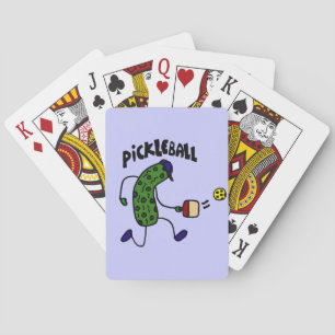 Funny Pickle Playing Pickleball Poker Cards