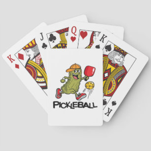 Funny Pickle Playing Pickleball Poker Cards