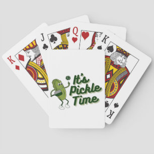 Funny Pickle Playing Pickleball Poker Cards
