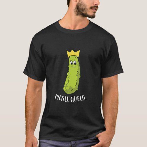 Funny Pickle Queen Funny Cucumber Pickle Girl  T_Shirt