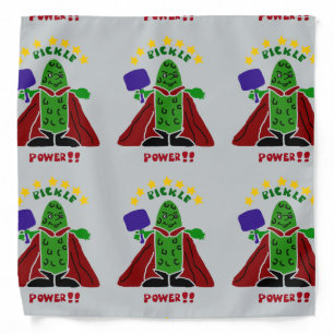 Funny Pickle Super Hero Pickleball Player Bandana