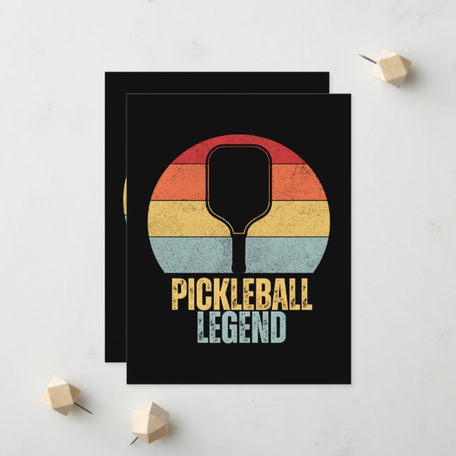 Funny Pickleball Announcement (Front/Back In Situ)