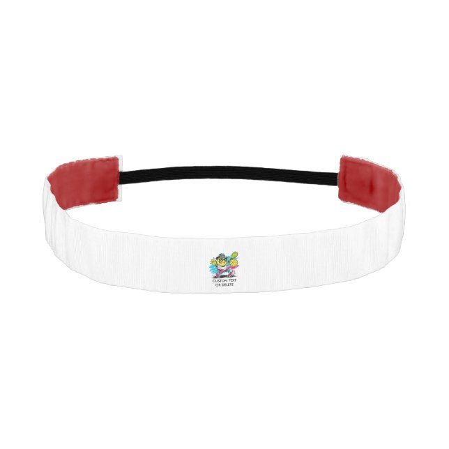 funny pickleball athletic headband (Front)