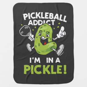 Funny-Pickleball Baby Blanket