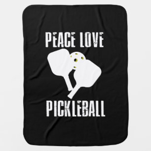 Funny Pickleball Baby Blanket