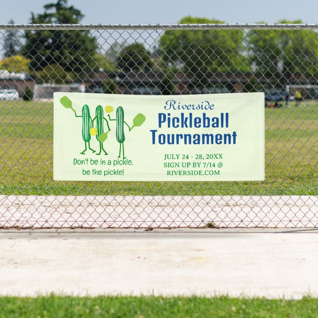 Funny Pickleball Banner  (Insitu)