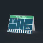 Funny Pickleball Birthday Card<br><div class="desc">Creative pickleball birthday card for pickleball player featuring court,  yellow pickleball and funny quotes. To personalize edit text to add his or her name.</div>