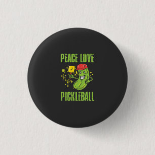 Funny Pickleball Button