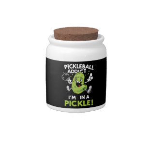 Funny-Pickleball Candy Jar
