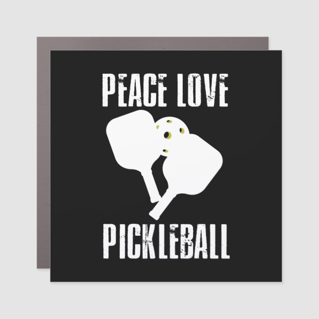 Funny Pickleball Car Magnet (Front)