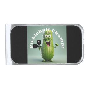 Funny Pickleball Champ Money Clip