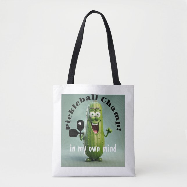 Funny Pickleball Champ Tote (Front)