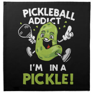 Funny-Pickleball Cloth Napkin