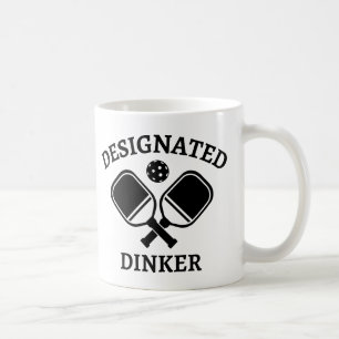 Funny Pickleball Designated Dinker Coffee Mug