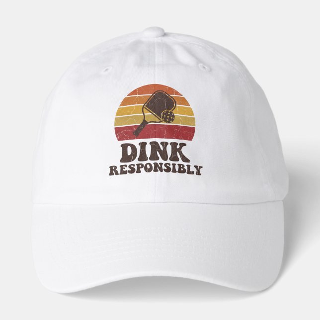 Funny Pickleball Dink Paddle Player Hat (Front)
