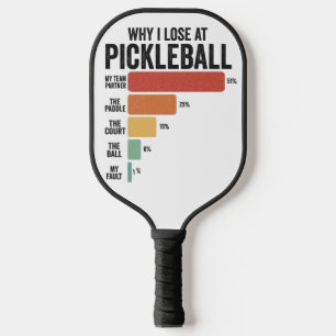 Funny Pickleball Dink Sport Why I Lose Pickleball Paddle