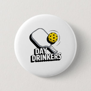 Funny pickleball doubles partner for day dinkers button