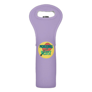 Funny Pickleball for Players of All Ages Wine Bag