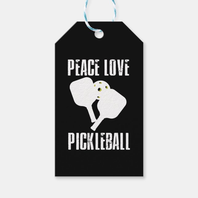 Funny Pickleball Gift Tags (Front)