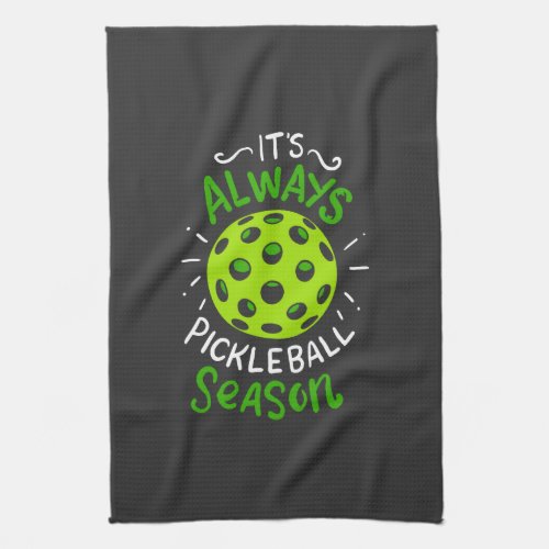 Funny Pickleball Gifts Kitchen Towel
