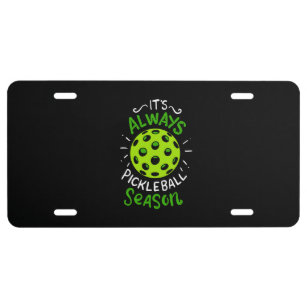 Funny Pickleball Gifts License Plate