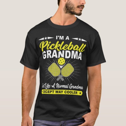 Funny Pickleball Grandma Pickleball Player Gift T_Shirt