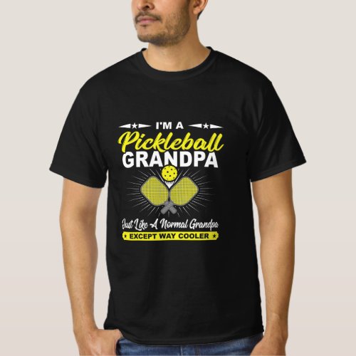 Funny Pickleball Grandpa Pickleball Player Gift  T_Shirt