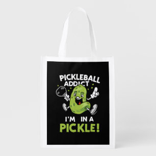 Funny-Pickleball Grocery Bag