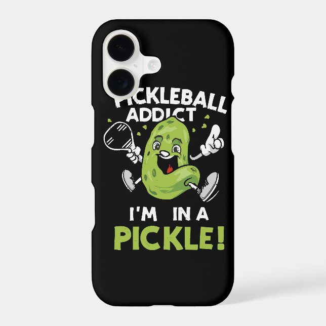 Funny-Pickleball Iphone Case (Back)
