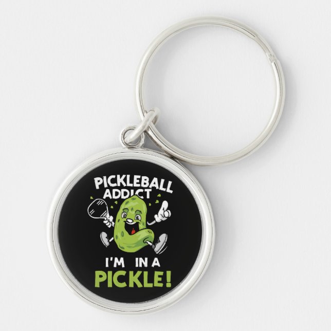 Funny-Pickleball Keychain (Front)