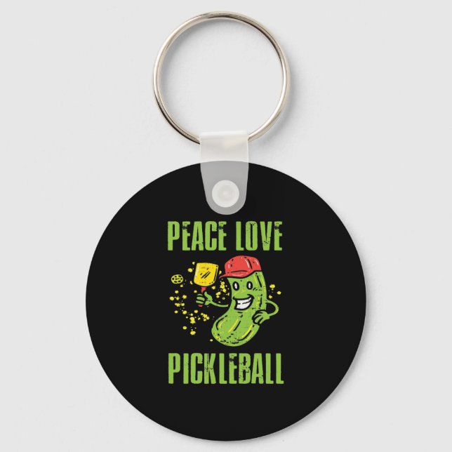 Funny Pickleball Keychain (Front)
