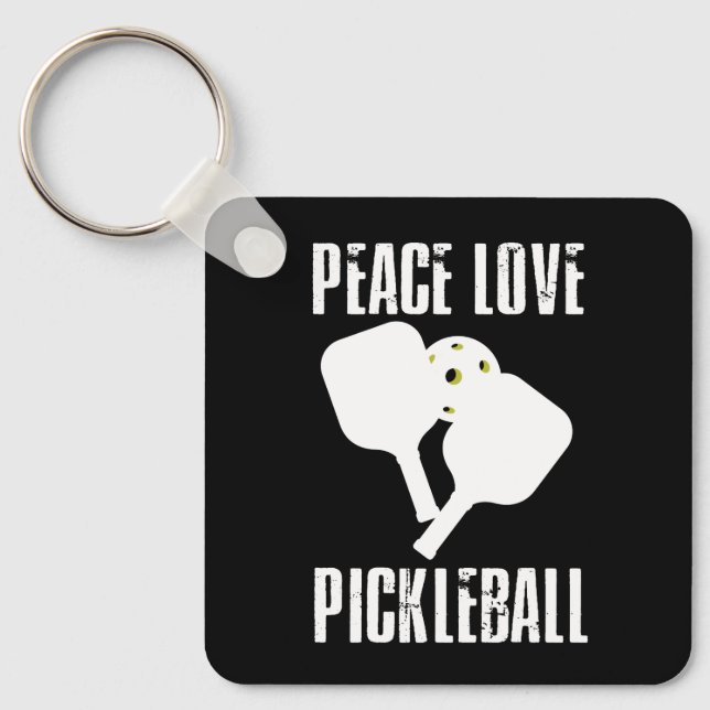Funny Pickleball  Keychain (Front)
