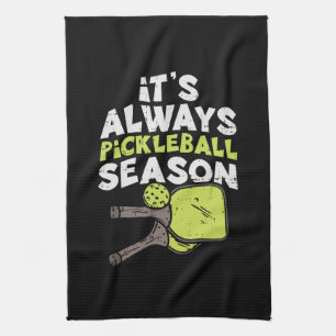 Funny Pickleball Kitchen Towel