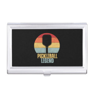 Funny Pickleball Legend Business Card Case