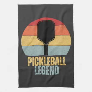 Funny Pickleball Legend Kitchen Towel