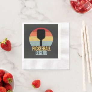 Funny Pickleball Legend Napkins