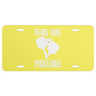 Funny Pickleball License Plate