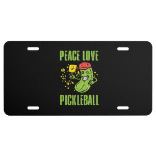 Funny Pickleball License Plate