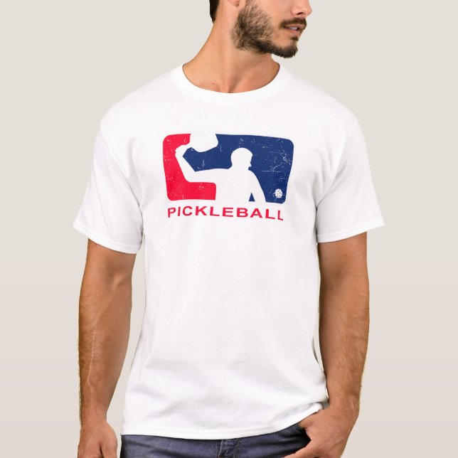 Funny Pickleball Logo T-Shirt (Front)
