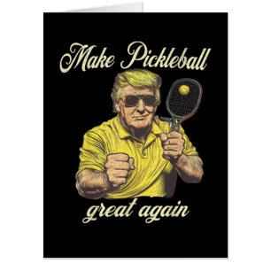 Funny Pickleball Lovers Graphics Pickle Ball Card
