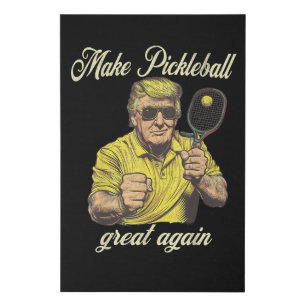 Funny Pickleball Lovers Graphics Pickle Ball Faux Canvas Print
