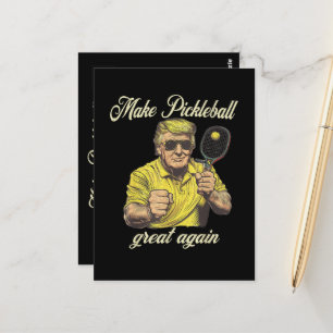 Funny Pickleball Lovers Graphics Pickle Ball Postcard