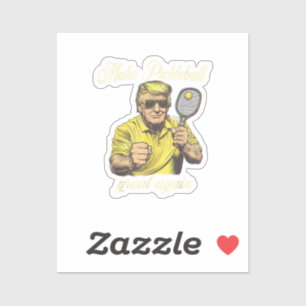 Funny Pickleball Lovers Graphics Pickle Ball Sticker