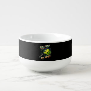 Funny Pickleball Makes Me Say Bad Words Player Soup Mug