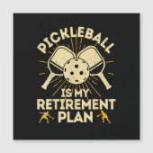 Funny Pickleball My Retirement Plan Vintage (Front)