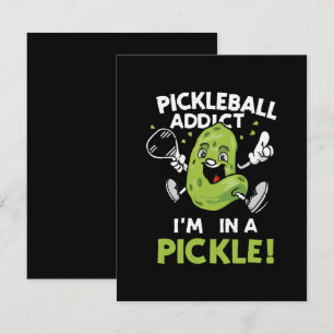 Funny-Pickleball Note Card
