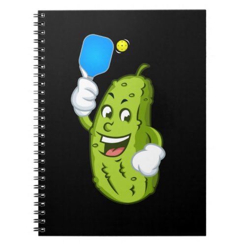 Funny Pickleball Pickel Humor Cucumber Notebook