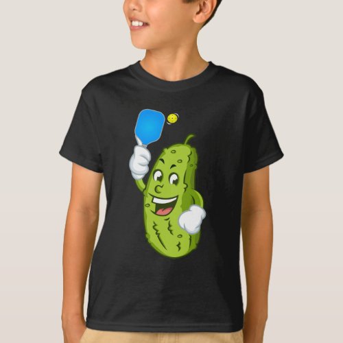 Funny Pickleball Pickel Humor Cucumber T_Shirt